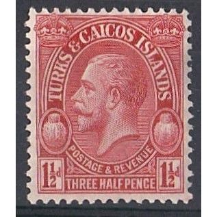 Turks & Caicos 1925 1,1/2d Definitive SG 165 U/Mint