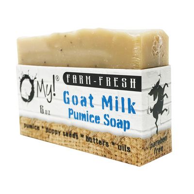 O My! Goat Milk Pumice Soap - Made with Farm-Fresh Goat Milk - Moisturizes sk...
