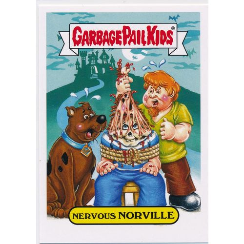2016 GPK Prime Slime Trashy TV Cartoon TV Series #7a Nervous Norville