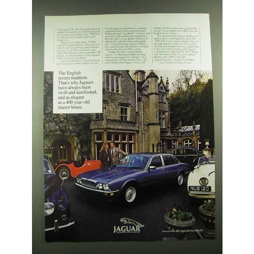 1988 Jaguar XJ6 Car Ad - The English Revere Tradition
