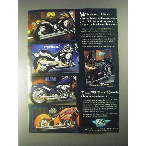 1998 Drag Specialties Pipes Ad - Vance Hines