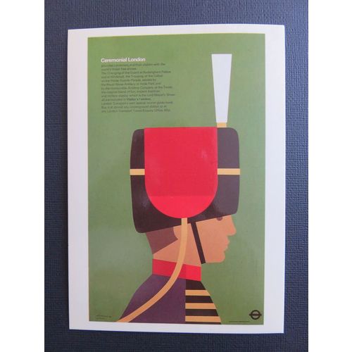 London Transport Museum MX7 Ceremonial London Postcard