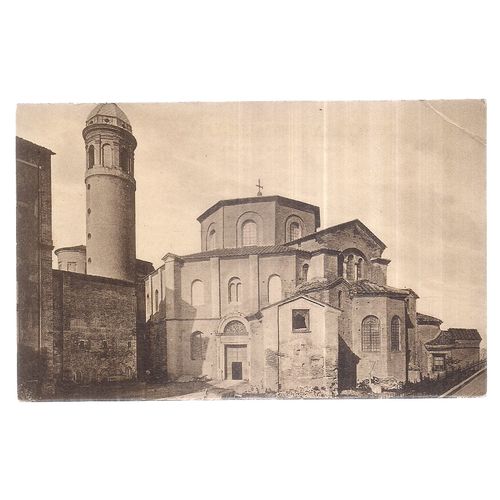 BASILICA OF S. VITAL , RAVENNA, ITALY unused antique postcard (a) =