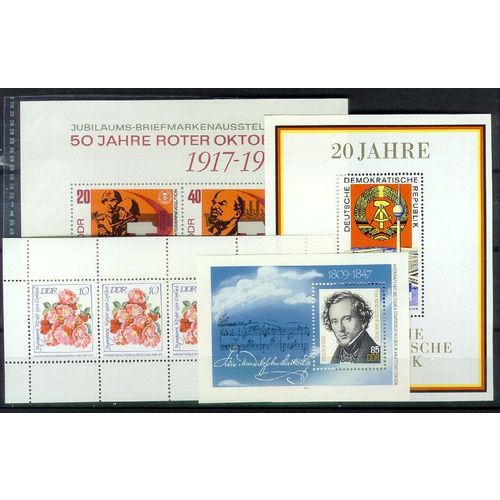 GERMANY DDR Blöcke [06] Gutes Lot ( **/mnh )