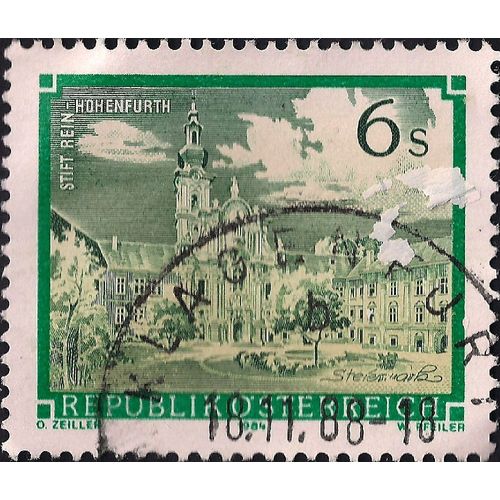 AUSTRIA, Stift Rein-Hohenfurth, green 1984, 6 schilling