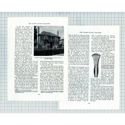 (6187) Haywards Heath Henry Taylor Franklands Village - 1952 Article