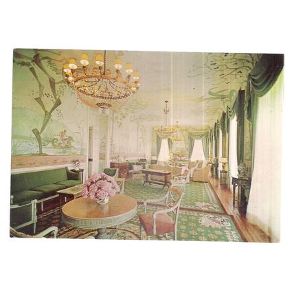 HOTEL PALACIO DE SETEAES, SINTRA, PORTUGAL unused postcard interior =