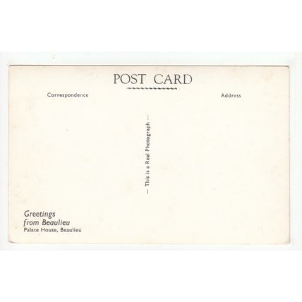 Palace House Beaulieu Postcard Hampshire B55