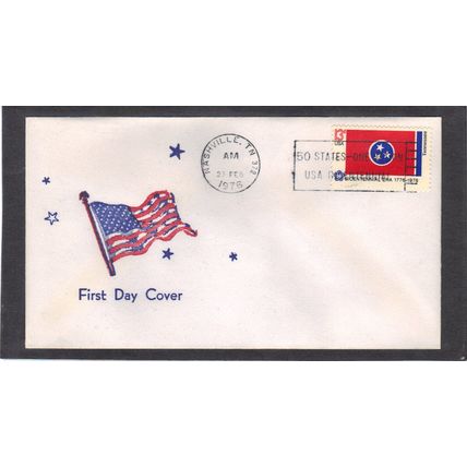 FDC 1648 13c Tennessee (Unkn Cachet-U/A) CV39489