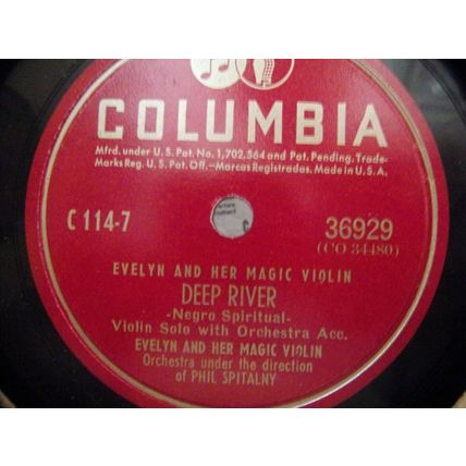 Evelyn and Her Magic Violin-10" 4 LPs-1947-EX/VG. *Columbia C-114