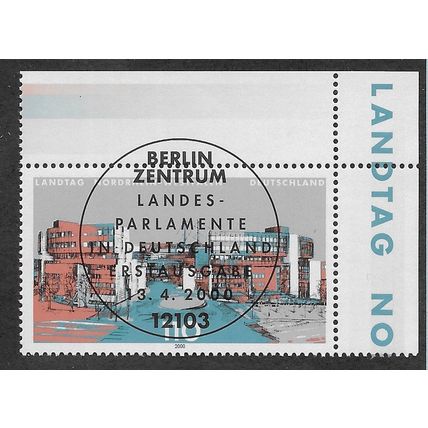 GER 2000 110pf 'BUILDINGS - NORDRHEIN' (CORNER MARGIN) FINE USED (EBID75-362)