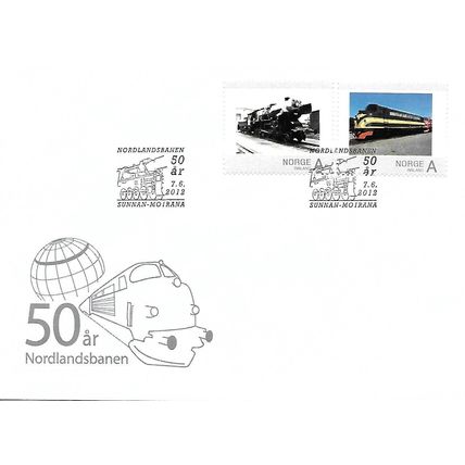Norway: 50th Anniversary of the Nordlandsbanen, special postmarks
