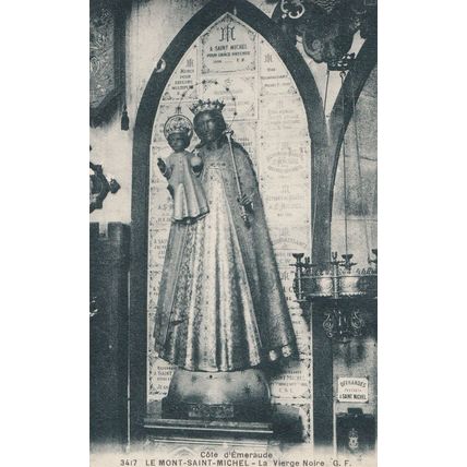 Cote D'Emeraude Le Mont Saint Michel 1939 WW2 French Religious Postcard