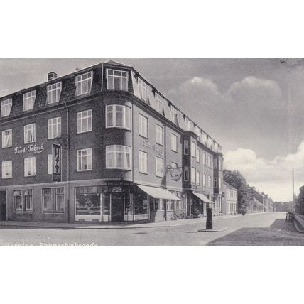 Herning Fonnesbechsgade Denmark Old Real Photo Postcard