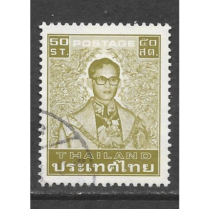 THAILAND 1980 SG??? 50SATS KING RAMA IX BHUMIBOL USED CDS