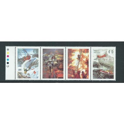 canada stamps mnh 1991 sg1450 sg 1441 sg 1441 emergency services
