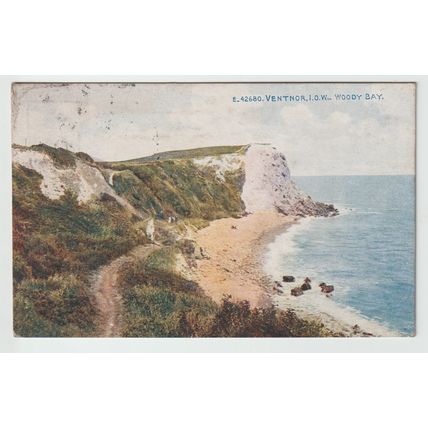 Woody Bay Ventnor The Isle Of Wight Postcard (QIOW0162)