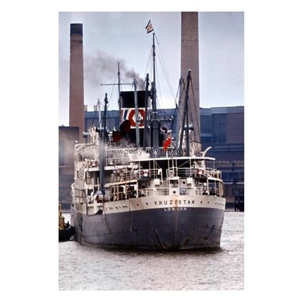 SL0801 - Strick Line Cargo Ship - Khuzistan - photograph 6x4