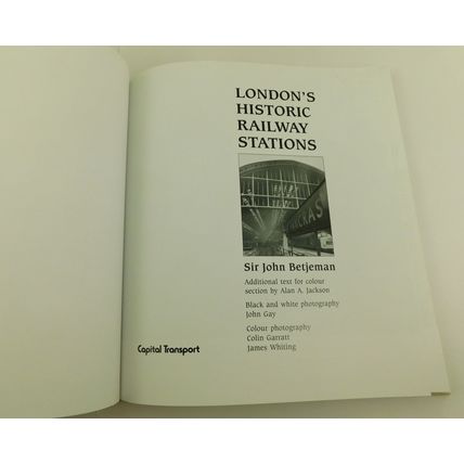 John Betjeman Londons Historic Railway Stations 2002 Illustrated Book HB