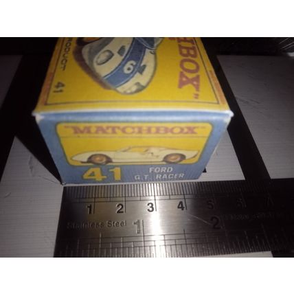 Matchbox - No41 Ford GT Racer - OVERSIZE PROMOTION - Replica Box -