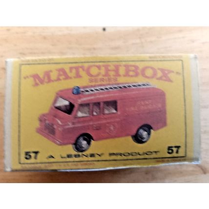 Matchbox - No57 Land Rover Fire Truck - Replica / Repro Box