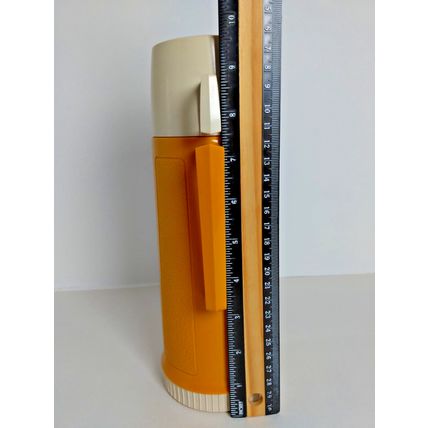 Thermos King Seeley Vacuum Bottle Mustard Filler 22F Stopper 722 Cup 22A63 - VTG