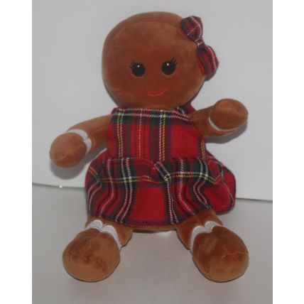 Teddy Mountain 10 inch Gingerbread Girl Plush