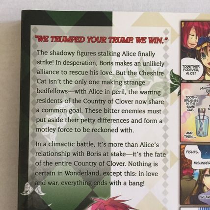 New Alice in the Country of Clover Cheshire Cat Waltz Paperback Anime Book