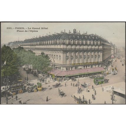 Le Grand Hôtel, Place de l'Opéra, Paris, c.1910 - CPA