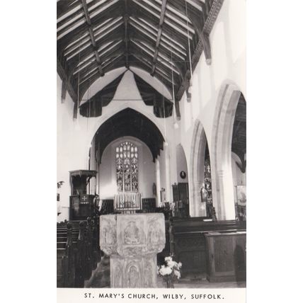 E368 WILBY - ST MARYS CHURCH INTERIOR