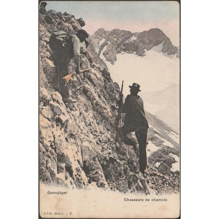 Gemsjäger, Chasseurs de Chamois, 1909 - Comptoir de Phototypie CPA CPN7