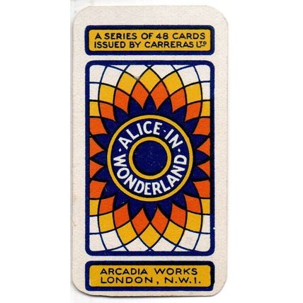 CARRERAS CIGARETTE CARD ALICE IN WONDERLAND 1930 No. 3 THE CATERPILLAR EXCELLENT