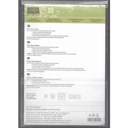 Stampin' Up. Show & Tell 2 Stamp Set. Stamping Cardmaking Scrapbooking Crafts