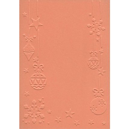 A6 Embossed Card. 10 Sheets. Christmas. Cardmaking Scrapbooking Crafts