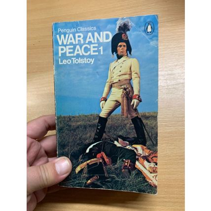 1974 LEO TOLSTOY "WAR AND PEACE" VOLUME 1 PENGUIN FICTION PAPERBACK BOOK (P3)
