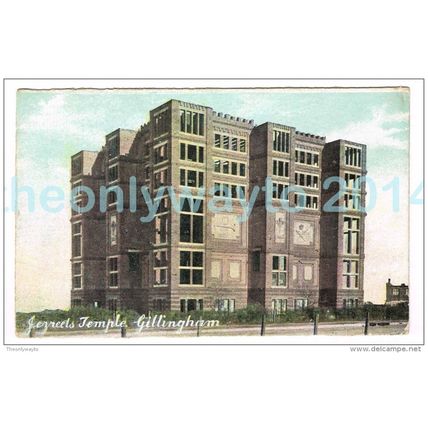 JEZREELS TEMPLE (2), GILLINGHAM, KENT, ENGLAND, c1910/20s?, Postcard