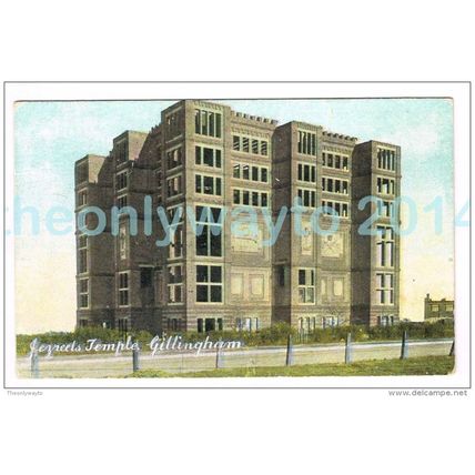 JEZREELS TEMPLE (3), GILLINGHAM, KENT, ENGLAND, c1910/20s?, Postcard