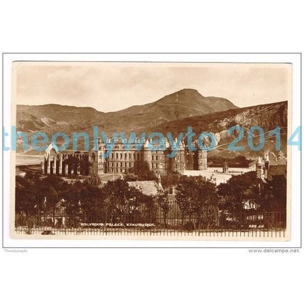 HOLYROOD PALACE, EDINBURGH, SCOTLAND, 1928?, Postcard