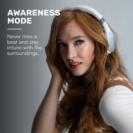 Raycon Everyday Wireless Bluetooth over Ear Headphones, with Active Noise Cancel