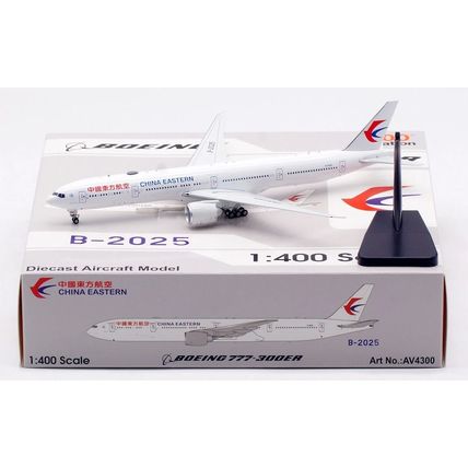 B777-39PER CHINA EASTERN AIRLINES B-2025-AVIATION 400 AV4300 1/400 PRE ORDER