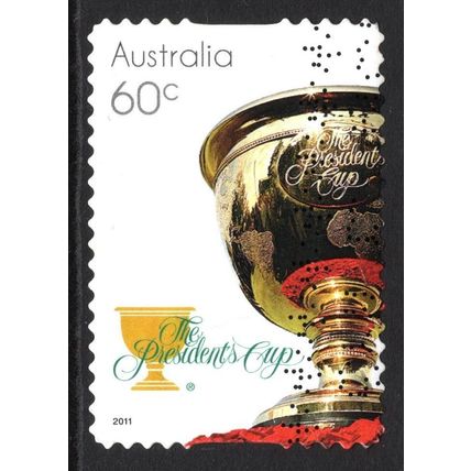 AUSTRALIA 2011: GOLF - 60c PRESIDENT'S CUP USED (G12)