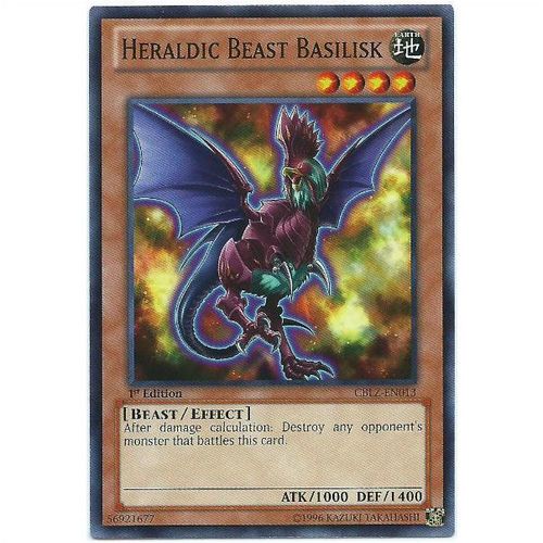 YuGiOh Cosmo Blazer - CBLZ-EN013 - Heraldic Beast Basilisk - 1st Edition