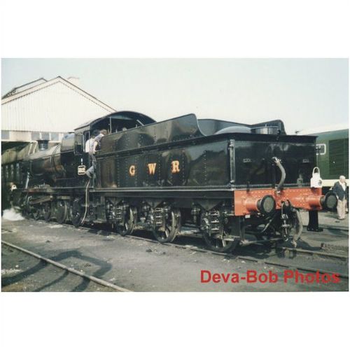 Railway Photo GWR 28xx 3822 DIDCOT SHED Great Western 2-8-0 Loco