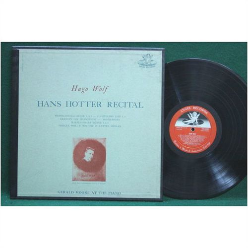 Hotter/Moore - Hugo Wolf-Hans Hotter Recital - ANG 35057 - EX+
