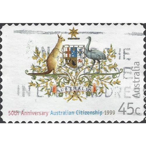 AUSTRALIA, Australian Citizenship, white 1999, 45c, #3