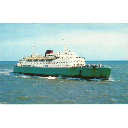 Townsend Car Ferries MV FREE ENTERPRISE III Postcard (Bennett 2223)