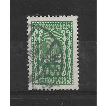 Austria.SG487 400k Ear of Corn (Green).Fine Used.Aug22a