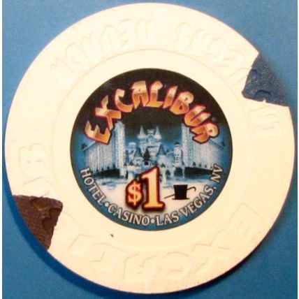 Excalibur. $1 Casino Chip. Las Vegas, NV. Y26.