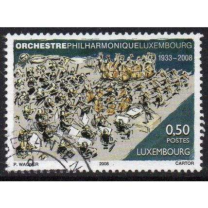 Luxembourg 2008 75th Anniv Luxembourg Philharmonic - The Orchestra 0,50€ Used