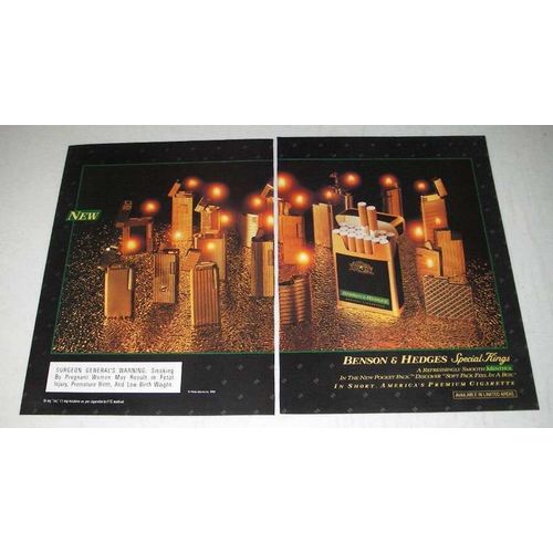 1993 Benson & Hedges Special Kings Cigarette Ad